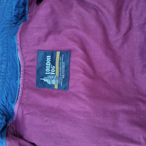 London Fog jacket mens XL Reg pale tan zip out thinsulate liner - Picture 6 of 15